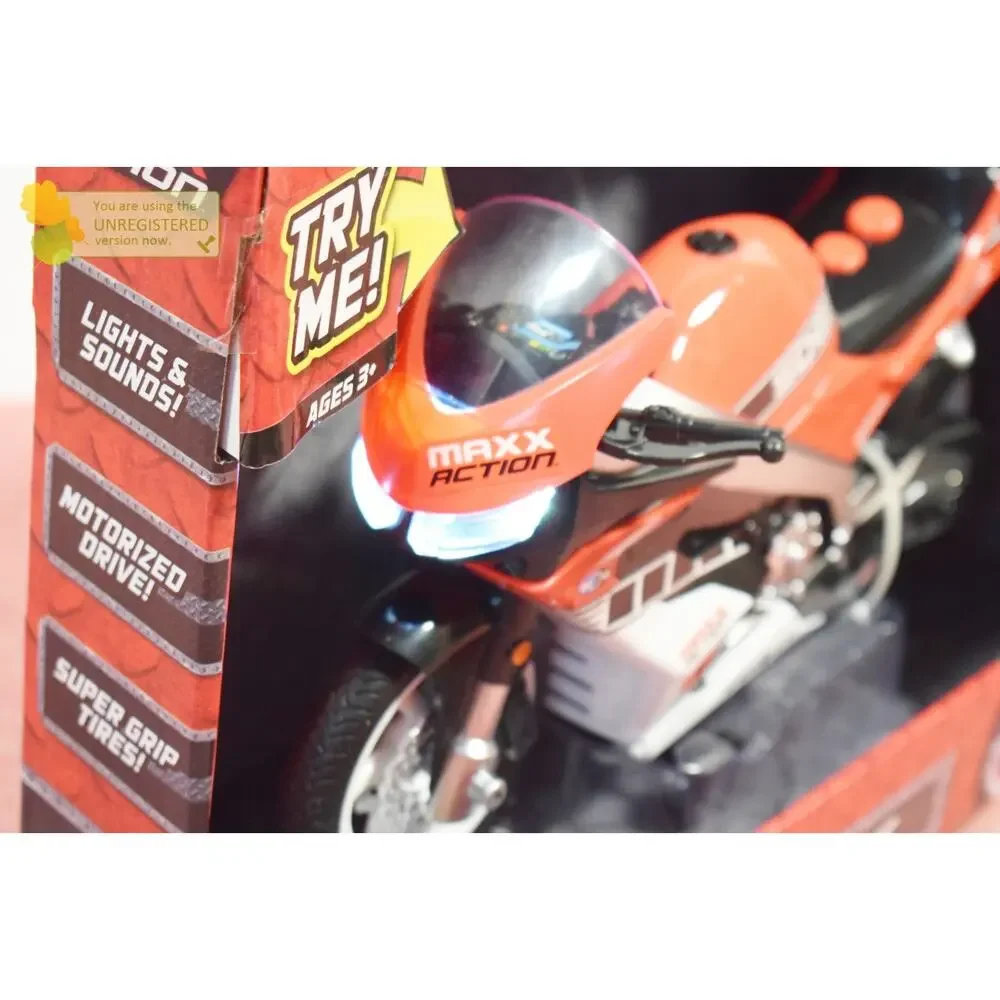 Maxx Action Super Bike with Wheelie Feature